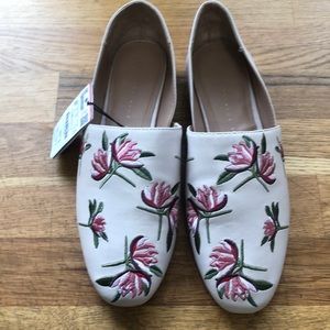 Zara Flower Patterned Flats
